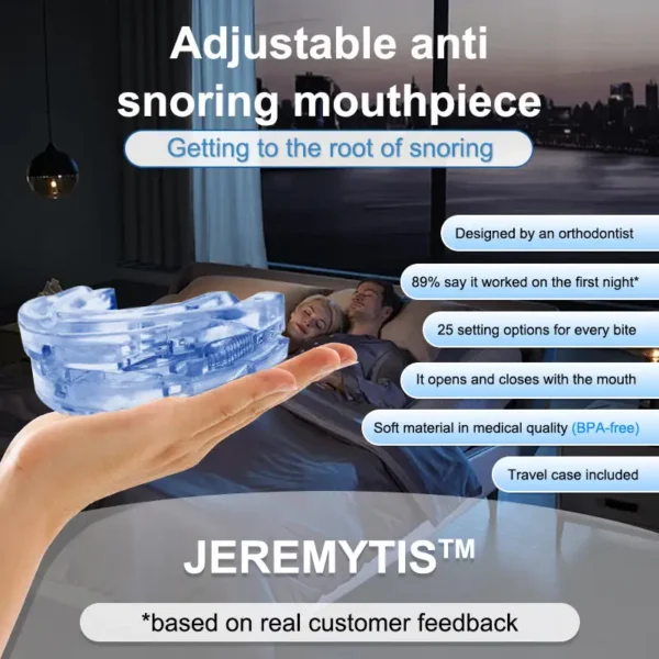 JEREMYTIS™ Adjustable Anti-Snoring Mouthpiece