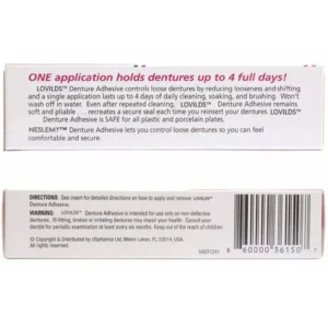 JEREMYTIS™ Thermoplastic Denture Adhesive